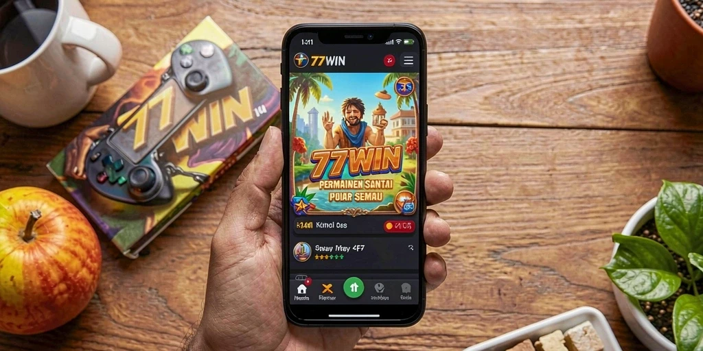 Tampilan gameplay 77WIN yang santai dan menghibur.