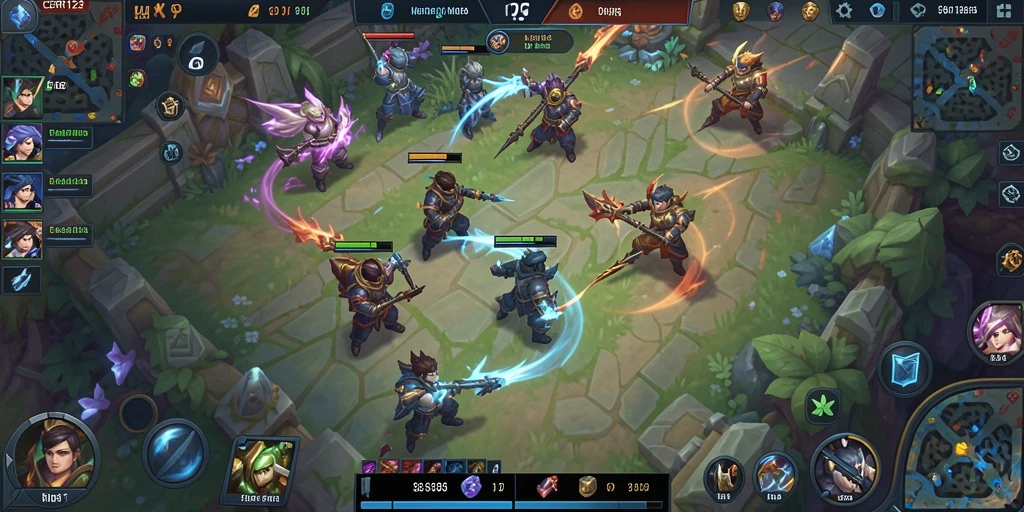 Tampilan gameplay CERI123 yang menegangkan dan penuh strategi.