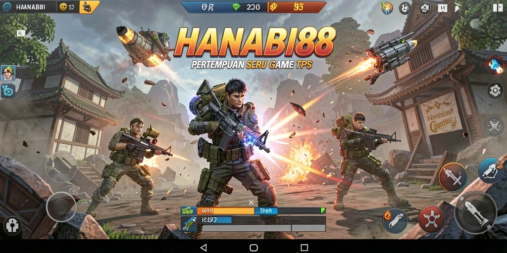 Tampilan menarik gameplay TPS HANABI88 dengan aksi seru.