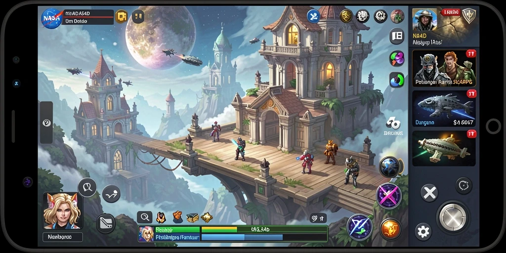 Tampilan gameplay seru dan dinamis dalam <strong>NASA4D</strong>.