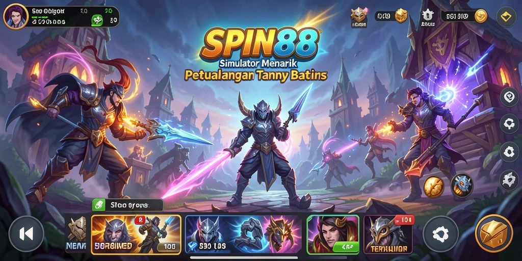 Tampilan gameplay SPIN88 yang mendebarkan dan interaktif.