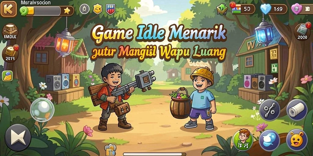Screenshot gameplay VM777 yang menampilkan keseruan bermain Idle.